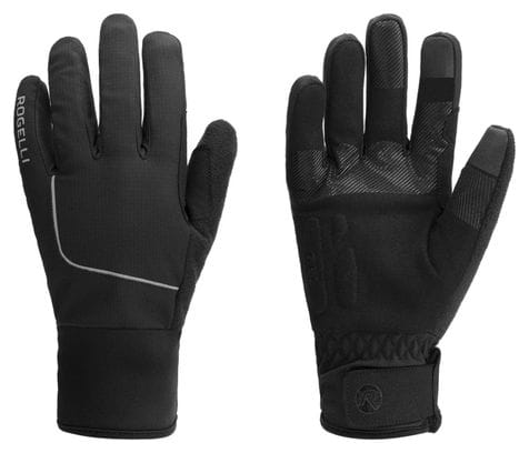 Gants Velo Long De Hiver Rogelli Essential - Homme - Noir