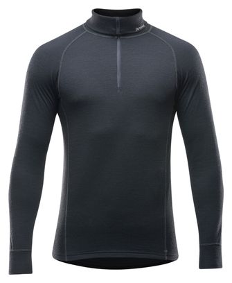 Devold Duo Active Merino 205 Zip Neck Long Sleeve Jersey Black Men's