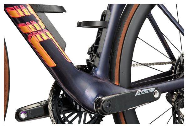 Bicicletta da strada BMC Teammachine R 01 Three Sram Force AXS 12V 700 mm Blu/Arancione 2027