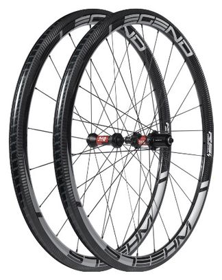 Paire de Roues Legend Wheels 38P RS⁴ - 9X100 - 9X130mm - DT 240EXP - Patins - Shimano/Sram