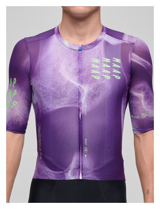 Maap Privateer Russel Finsterwald Pro Air 3.0 Short-Sleeve Jersey, Purple, Men's