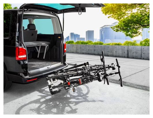 Porte-vélos 2 vélos extensible PROBC2+ spécial grand hayon - EUFAB