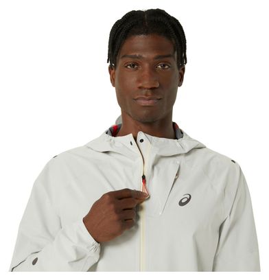 Asics Metarun Waterproof Jacket White Men