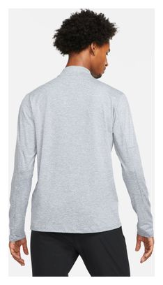 Camiseta 1/4 Zip Nike Element Grey Hombre