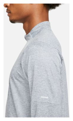 Camiseta 1/4 Zip Nike Element Grey Hombre