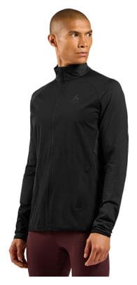 Chaqueta de running Odlo Zeroweight Warm 2.0 Hybrid Negra