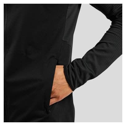 Chaqueta de running Odlo Zeroweight Warm 2.0 Hybrid Negra