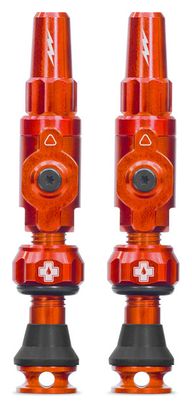 Muc-Off Big Bore Lite Orange Tubeless Valves