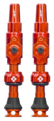 Muc-Off Big Bore Lite Orange Tubeless Valves