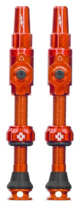 Muc-Off Big Bore Lite Orange Tubeless Valves