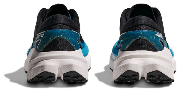 Women's Hoka Mafate X Trail Shoes Black/Blue
