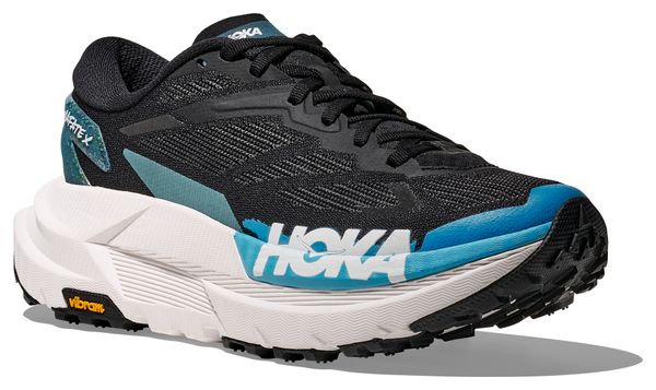 Women's Hoka Mafate X Trail Shoes Black/Blue