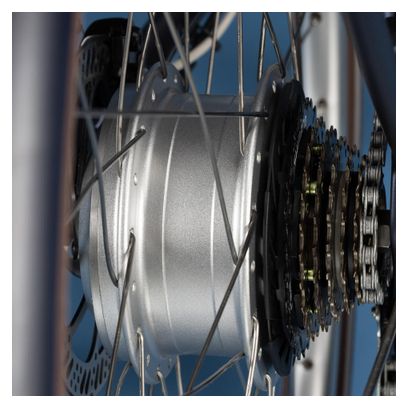 Vélo de Ville Électrique Elops 900 E Shimano Altus 7V 417 Wh 700 mm Bleu Marine 2022