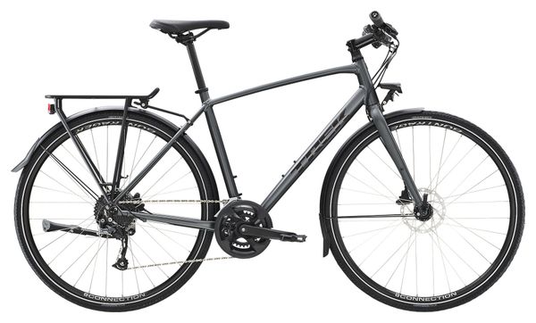 Vélo de Ville Trek FX 2 Disc EQ Shimano Acera/Altus 9V 700 mm Gris Lithium 2023