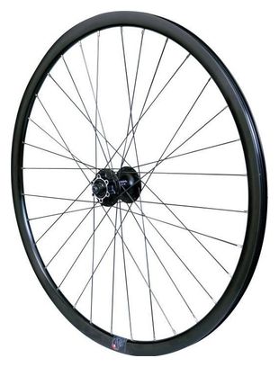 Roue gravel 700 av blocage jante noir mach1 gravel tub. ready moy. Shimano m475 disque 6t