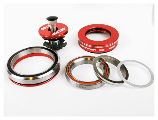 Ice Spinner 52 BMX Headset 1''1/8-1.5'' Red