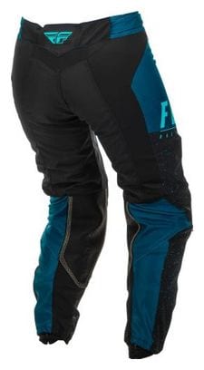 Pantaloni da donna Fly Racing Lite Blu Turchese Nero
