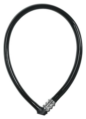 Cerradura de cable Abus 1100 con código 55cm Negro
