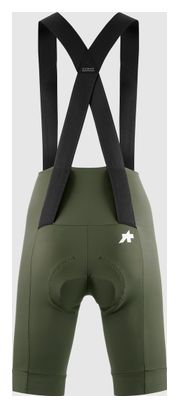 Culotte corto con tirantes Assos Uma GT S11 verde para mujer