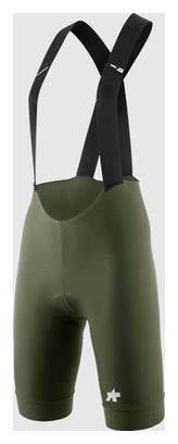 Culotte corto con tirantes Assos Uma GT S11 verde para mujer