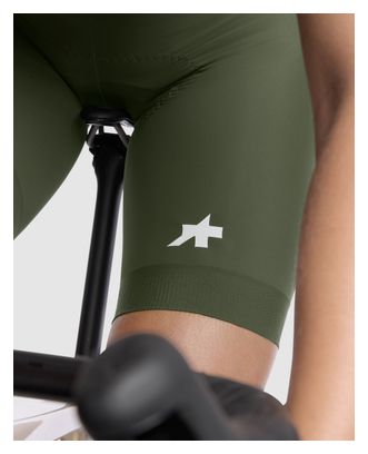 Culotte corto con tirantes Assos Uma GT S11 verde para mujer