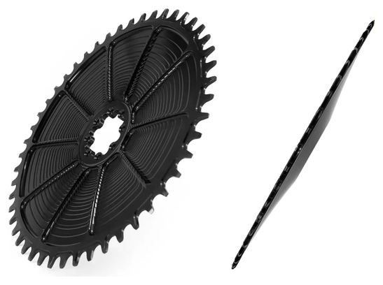 Plateau Rond Aéro Garbaruk Direct Mount 8 Vis pour Pédalier Sram Noir