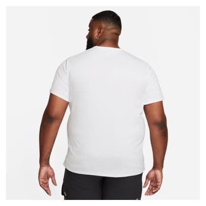 Camiseta de manga corta Nike Dri-Fit Miler Blanca