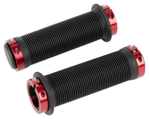 Position One BMX Griffe 115mm Schwarz/Rot