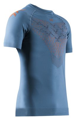 Camiseta de running X-Bionic Twyce Run Azul Naranja para hombre
