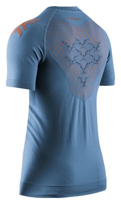 Camiseta de running X-Bionic Twyce Run Azul Naranja para hombre