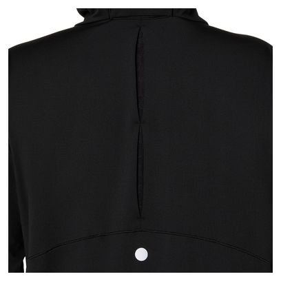 Maglia termica con cappuccio Asics Nagino Run Winter nera da donna