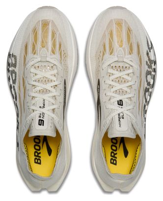 Zapatillas de running Brooks Hyperion Elite 6 Blanco/Amarillo Unisex