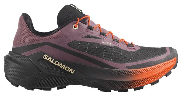 Chaussures Trail Salomon Genesis 2 Rose/Noir/Orange Femme