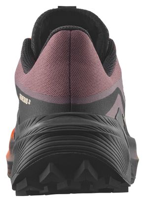 Chaussures Trail Salomon Genesis 2 Rose/Noir/Orange Femme