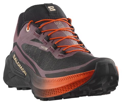Chaussures Trail Salomon Genesis 2 Rose/Noir/Orange Femme