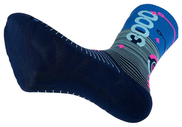 Calzini BV Sport Run Marathon Generazioni 3000s Collector Blu/Rosa