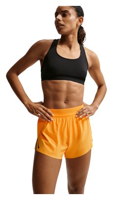 Pantalones cortos Nike AeroSwift 3in Orange para mujer