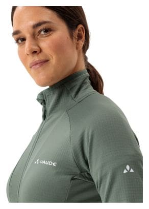 Vaude Monviso Full Zip Fleec Jas Groen Dames