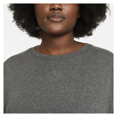 Sweat Femme Nike Yoga Gris