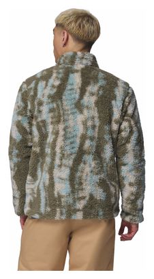 Columbia Sherpa Reversible Winter Pass Giacca in pile verde
