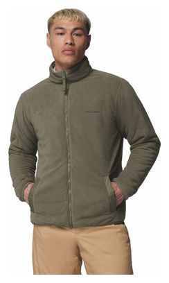 Columbia Sherpa Reversible Winter Pass Giacca in pile verde