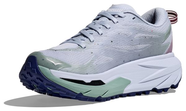 Zapatillas Trail Hoka Mafate 5 Azul/Verde Mujer