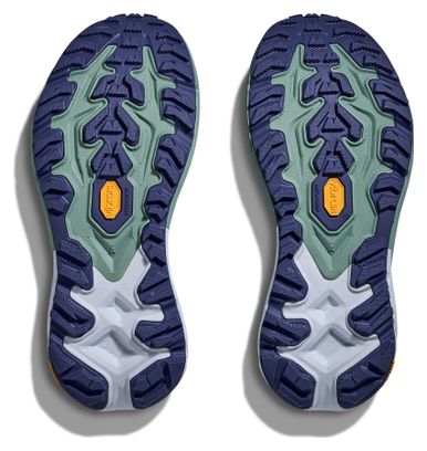 Zapatillas Trail Hoka Mafate 5 Azul/Verde Mujer