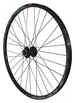 ROUE VTT 27.5  TRAXX21 DISC AVANT NOIR ILLET MOY SHIMANO M475 6TROUS NOIR RAY. NOIR (TUBELESS READY)