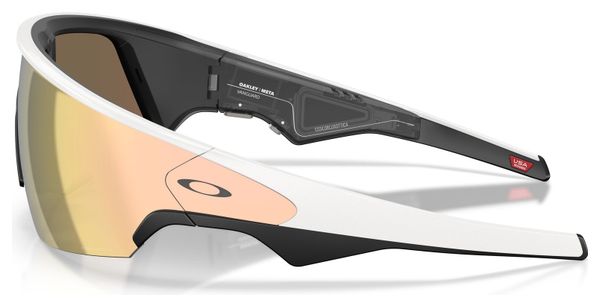 Lunettes IA Oakley Meta Vanguard - White / Prizm Rose Gold / Ref : OW8001-08
