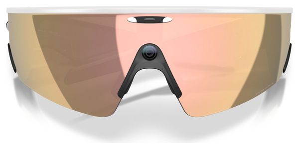 Lunettes IA Oakley Meta Vanguard - White / Prizm Rose Gold / Ref : OW8001-08
