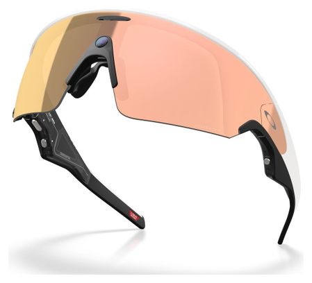 Lunettes IA Oakley Meta Vanguard - White / Prizm Rose Gold / Ref : OW8001-08