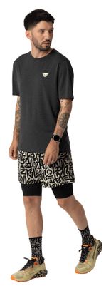 Camiseta de manga corta Dynafit Trail negra para hombre