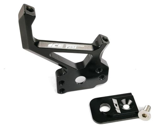 Adaptateur de Frein à Disque Ice Fast CNC 10/20 mm Noir