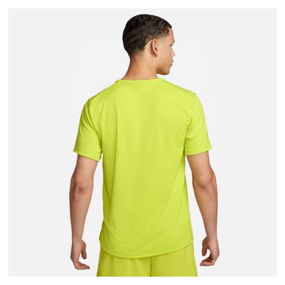 Nike Dri-Fit Miler Short Sleeve Shirt Yellow